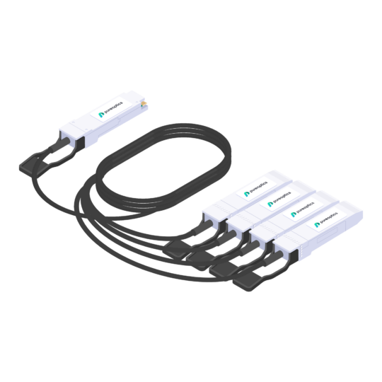 Copper Direct Attach Cable QSFP+ 40G to 4 SFP+ 10G