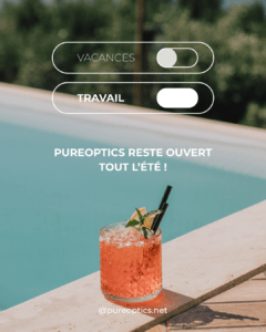 Illustration ☀️ Cet été, Pureoptics reste à vos côtés !